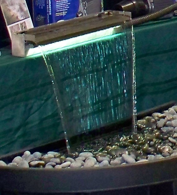 Stainless Steel Spillway with light strip